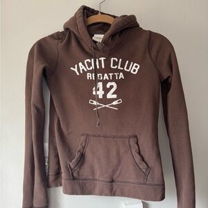 Vintage Abercrombie & Fitch Chocolate Brown Hoodie